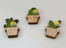 Dřevěné dekorace - Kaktus