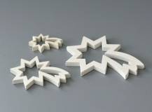 Dřevěné dekorace - KOMETA BÍLÁ