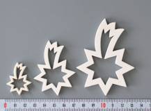 Dřevěné dekorace - KOMETA BÍLÁ