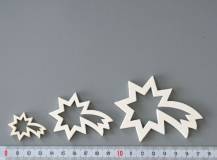 Dřevěné dekorace - KOMETA BÍLÁ