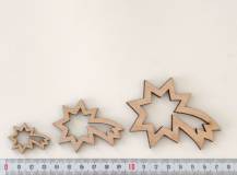 Dřevěné dekorace - KOMETA HNĚDÁ