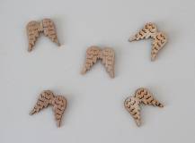 Dřevěné dekorace - Křidýlka 3 cm
