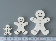 Dřevěné dekorace - PERNÍČEK BÍLÝ