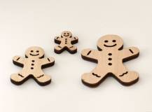 Dřevěné dekorace - PERNÍČEK HNĚDÝ