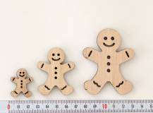 Dřevěné dekorace - PERNÍČEK HNĚDÝ