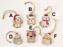 Dřevěné dekorace - Vánoční mazlíčci