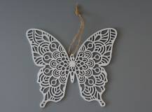 Dřevěný závěs / dekorace - Motýl