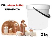 EFKOSTONE Artist TERAKOTA - keramická licí hmota 2 kg