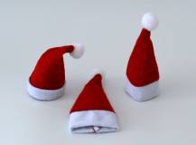Filcová vánoční čepice mini