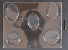 Forma na mýdla - Ovály a desetiúhelníky 5 ks