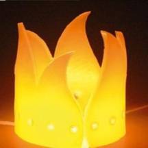 Formy polykarbonátové na ploché svíčky, lampiony do 100 °C