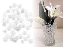 Gelové vodní perly ČIRÉ - dekorace do vázy