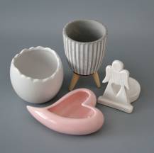 Keramika na svíčky, aranžování i jiné použití