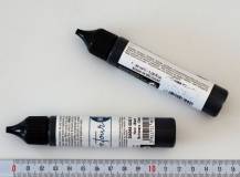 Konturovací vitrážní barva Darwi Glass 30 ml - ČERNÁ