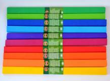 Krepový papír SADA 10 barev