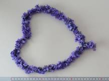 Levandulové srdce prům. 25 cm