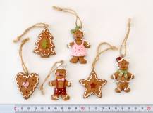 Malované perníčky s provázkem