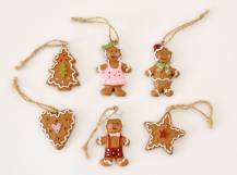 Malované perníčky s provázkem Malované perníčky s provázkem