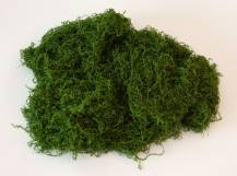 Mech umělý 50 g - TMAVĚ ZELENÝ