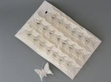 Motýlek s klipem 5 cm - vzor 11