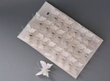 Motýlek s klipem 5 cm - vzor 12