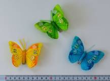 Motýlek s klipem 8 cm - vzor F