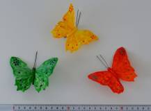 Motýlek s klipem 9 cm - vzor M