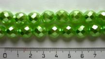 Perly a ohňovky metalické zelené 50 ks odstín m12548