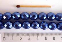 Perly a ohňovky metalické modré 50 ks odstín m12395