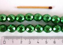 Perly a ohňovky metalické zelené 50 ks odstín m12595