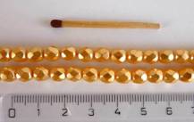 Ohňovky metalické zlaté 50 ks odstín mo12857
