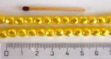 Ohňovky metalické žluté 50 ks odstín mo12838