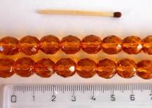 Perly (kuličky) a ohňovky oranžové 50 ks odstín p67844