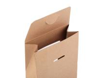 Papírová krabička 9,5 x 13 cm s průhledem