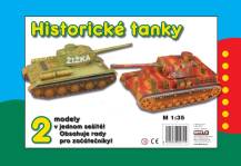 Papírová vystřihovánka - HISTORICKÉ TANKY