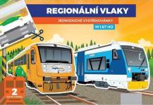 Papírová vystřihovánka - REGIONÁLNÍ VLAKY