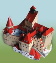 Papírový model - HRAD BRAN