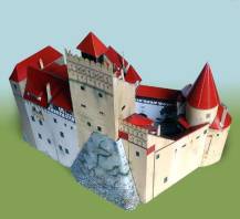 Papírový model - HRAD BRAN