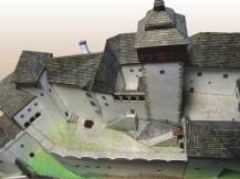 Papírový model - HRAD STREČNO