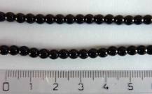 Perly černé 50 ks odstín n19001