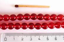 Perly (kuličky) a ohňovky červené 50 ks odstín p67958