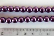 Perly a ohňovky metalické fialové 50 ks odstín mk12297