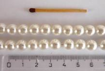 Perly a ohňovky metalické stříbrné 50 ks odstín m12025