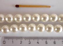 Perly a ohňovky metalické stříbrné 50 ks odstín m12025