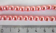 Perly a ohňovky metalické růžové 50 ks odstín m12755