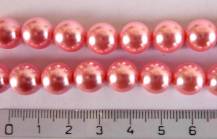 Perly a ohňovky metalické růžové 50 ks odstín m12755