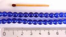 Perly (kuličky) modré 50 ks odstín p67375