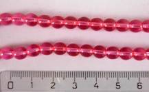 Perly (kuličky) růžové 50 ks odstín p67282