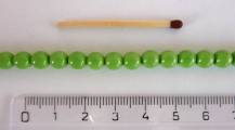 Perly světle zelené 50 ks odstín n48535