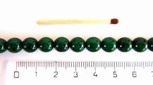 Perly tmavě zelené 50 ks odstín n84578